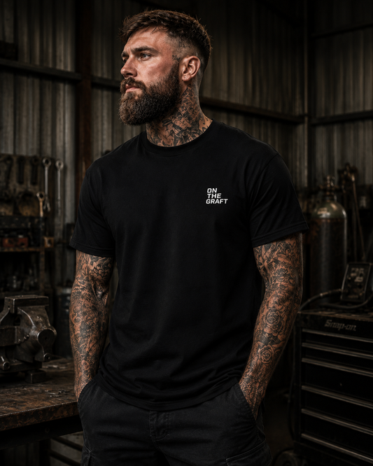 Black Graft Tee