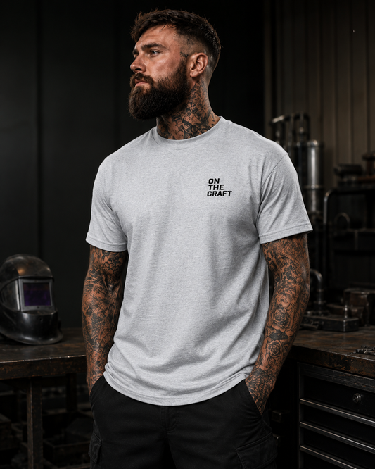 Heather Grey Graft Tee
