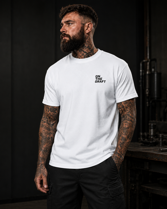 White Graft Tee